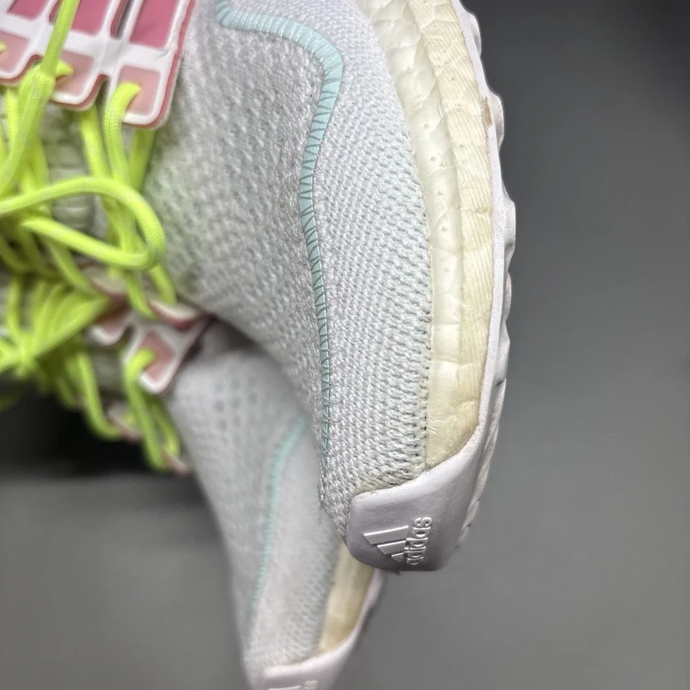 Adidas Ultra Boost 1.0 Cloud 8.5 White Bliss Pink Lucid Lemon Running Sneakers